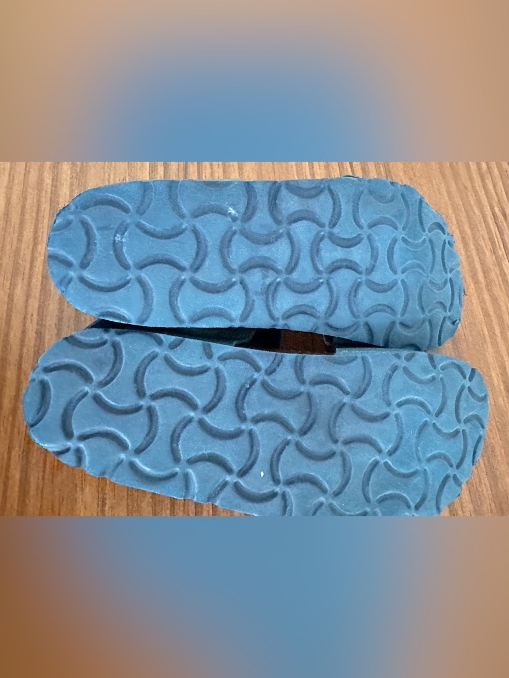 Turquoise Suede Kids Buckle Sandals - Goldenstar - Picture 2 of 8